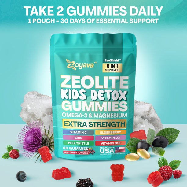 Zoyava Kids Detox Gummies - Immune support for ecommerce - Walmart