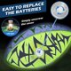 thumbnail image 4 of Balón de fútbol Jasonwell Glow in The Dark No.3 con bomba y baterías, 4 of 8