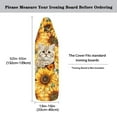 thumbnail image 5 of HELLHERO Cat Sunflowers Print Ironing Protector for Ironing Board Scorch Resistant Iron Board Cover with Cozy Nose Pocket Fits Standard 54" x 15" Inch Boards, 5 of 5