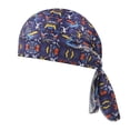 thumbnail image 2 of CUIYUAN Sports Headband Hat Unisex Headscarf Hat Cooling Skull Cap Helmet Liner Breathable Sweat Wicking Head Wrap Bandana Hat for Men Women Paisley Cycling Running Cap, 2 of 3