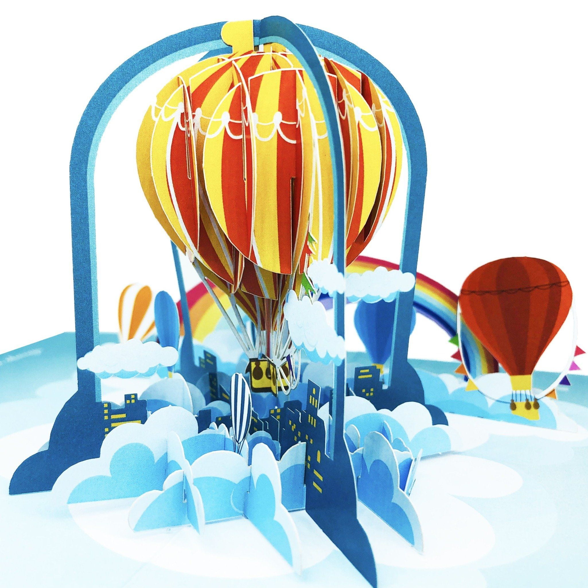 Birthday Pop Up Card Hot Air Balloon - Walmart.com - Walmart.com