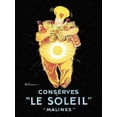 thumbnail image 2 of Fournier, Hy 25x32 White Modern Wood Framed Museum Art Print Titled - Cooks: Le Soleil, 2 of 4