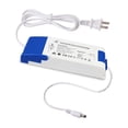 thumbnail image 1 of 12V 20W Power Supply, Triac Dimmable Constant Voltage LED Driver, 110V AC to 12V DC Transformer Compatible with Standard Wall Dimmers for Under Cabinet LED Strip Lights, 1 of 6