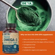 Deva Vegan Omega-3 DHA Softgels, 90 Ct