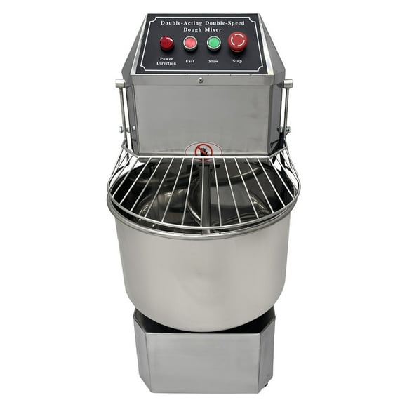 20L Electric Double Action Double Speed Dough Mixer Stainless Steel 110V