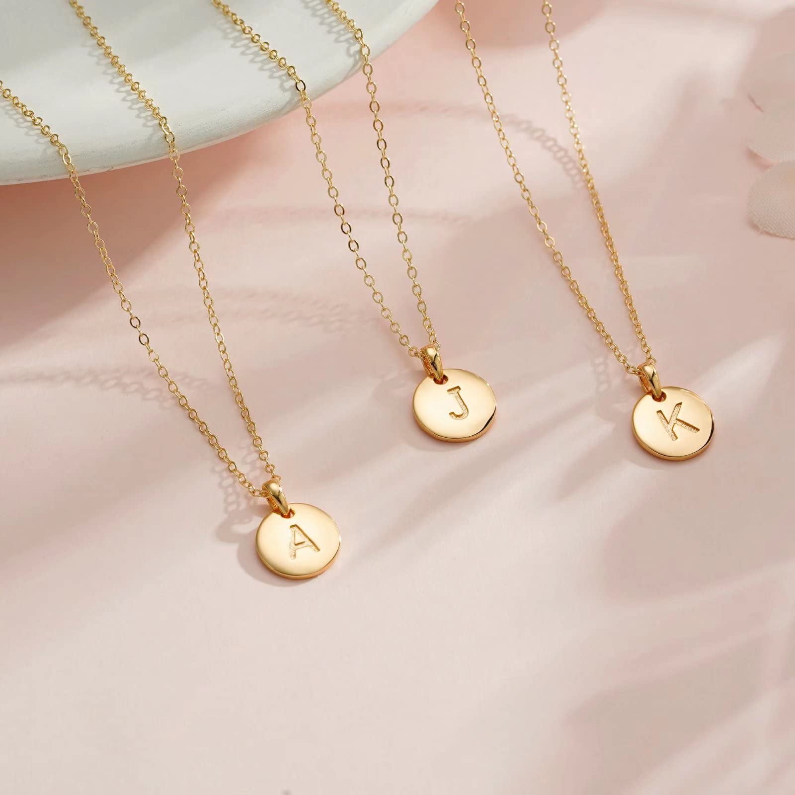  2023 New Girls Necklace for Women Pendant Sterlings Initial  for Women Letter Necklace and Necklace Necklaces Initial Silver Alphabet  Letter Necklaces & Pendants 5 Circle Necklace (Z, One Size) : Pet Supplies