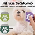 thumbnail image 7 of Pet Grooming Comb for Dogs and Cats, Stainless Steel Fine Tooth Comb, Round Tip Detangling Comb for Face and Eyes, 7 of 7