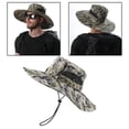 thumbnail image 3 of Sombrero de sol para hombre, sombrero de cubo de camuflaje con protección de , pesca al aire libre plegable Camuflaje estrella gris Yuyangstore Sombrero de sol para hombre, 3 of 8