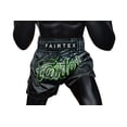 thumbnail image 6 of Fairtex BS1924 Racer Black Slim Cut Muay Thai Boxing Shorts, 6 of 7