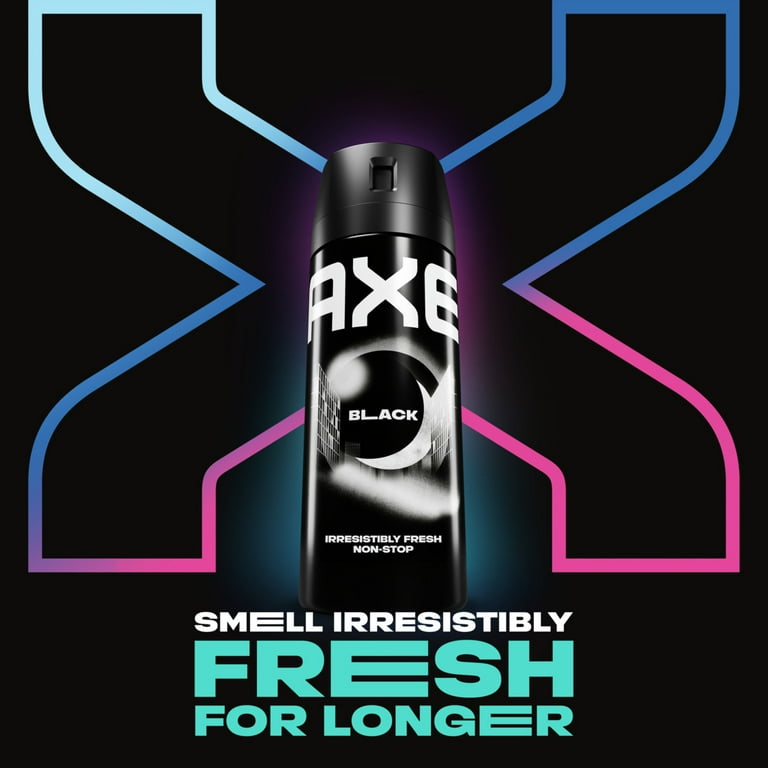 Axe Black Men's Body Spray Deodorant with Fine Fragrance, Frozen