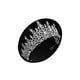 thumbnail image 3 of COCIDE Tiara y corona plateadas para mujer, coronas de reina de cristal, tiaras de princesa con diamantes de imitación para niña, novia, accesorios para el cabello para novia, fiesta de cumpleaños, gr, 3 of 4