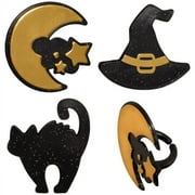 Witching Hour Halloween Birthday Cupcake Rings, 12ct