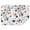 Pioneer Flower Floral, variant on Pioneer Flower Floral Print Pattern Rectangle Tablecloth 60"x84",Waterproof Polyester Rectangle Table Cloth, Wipeable Spillproof Polyester Tablecloth for Dining, Camping, Indoor and Outdoor