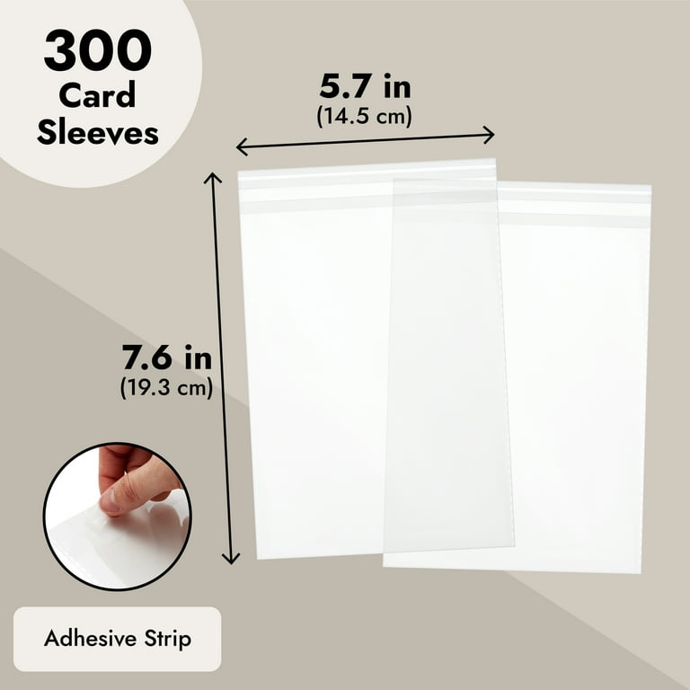 clear plastic sleeves for 5x7 cards Amazon.com