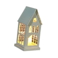 thumbnail image 4 of House Candle Holder Decorative Tea Light Lantern for Shelf Party Living Room White Small, 4 of 8