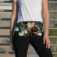 thumbnail image 6 of Santa Claus Lightweight Adjustable Waist Bag Fanny Pack Sling Bag with Extension Strap - Unisex, 6 of 7