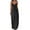 A095-Black, variant on QUINDOS Summer Dresses for Women Formal Evening Gown V-neck Sleeveless Evening Dress Tank Zipper Solid Color Maxi Floor Length Dresses for Women