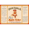 thumbnail image 3 of Retrolabel 14x11 Black Modern Framed Museum Art Print Titled - Queen Isabella Pure Apple Cider, 3 of 5