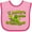 Pink and Fuchsia, variant on Inktastic Grasshopper Boys or Girls Baby Bib