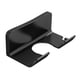 thumbnail image 2 of Soporte para secador de pelo de pared, soporte para secador de pelo de baño, soporte sin perforaciones, negro sencillo, 2 of 9