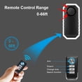 thumbnail image 3 of Riwesomey Alarma de motocicleta, Control remoto portátil a , 7 engranajes, ajustable, para bicicleta, Scooter, ventana, alarmas automotrices Accesorios para motos, 3 of 6