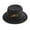 Black, variant on WOYY UPF 50+ Vintage Boys Sun Hat Wide Brim Breathable Bucket Hat Kids Fisherman Hat