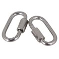 thumbnail image 4 of BQLZR 50 x M3.5 Stainless Steel Quick Link Chain Fastener Carabiner with Screw, 4 of 5