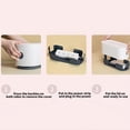 thumbnail image 3 of justharion Power Strip Box Multifunctional Plastic Power Strip Container Practical Cable Wire Organizer with Phone Slot Detachable Cable HUB Storage Holder for Home Office, 3 of 9