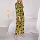 thumbnail image 3 of Balery Sunflowers Conjunto de Pijama con Estampado para Mujer, Conjunto de Dos Piezas con Manga Larga, Ropa de Dormir Suave con Bolsillos, Pijamas Cómodos-Medium, 3 of 7