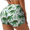 thumbnail image 2 of Qekee Cartoon Turtle Women Workout Shorts, Sports shorts, Scrunch Butt Lifting Gym Shorts, Breathable Soft - X-Large, 2 of 9