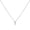Silver 1, variant on 0-99 Number Necklace for Women Stainless Steel Digit Numeral Pendant Minimalist Thin Cable Chain Lucky Charm Personalized Birthday Anniversary Jewelry Gift for Her