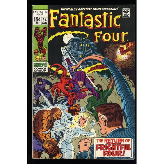 Fantastic Four #94 FN+ 6.5 1st Appearance Agatha Harkness! Comic Book