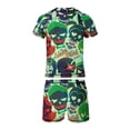 thumbnail image 6 of Suicide Squad Boys 2-Piece Swimsuit Set, Short Sleeve Rash Guard & Swim Trunks, 6 of 7