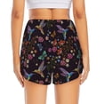 thumbnail image 4 of Haiem Humming Bird And Tropical Flowers Women's 2 in 1 Running Shorts - Lightweight Athletic Workout Gym Yoga Breathable Sports Shorts Liner with Phone Pockets-Medium, 4 of 9