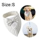 thumbnail image 2 of Bandana de boda para perro, collar para perro con pajarita, disfraz de cumpleaños, esmoquin ajustable para fiesta de mascotas, rayas blancas, 2 of 5