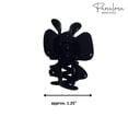thumbnail image 5 of Parcelona French Classic Black Very Small Approx 1 1/2 Inch Hair Claws 2 Pcs, 5 of 6