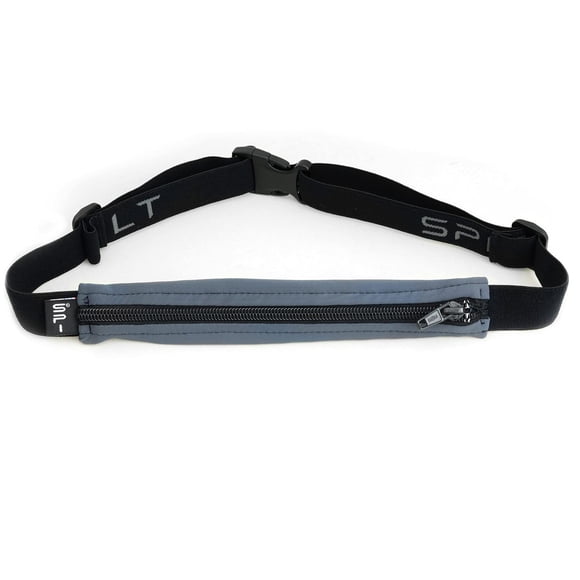 Cinturón SPIbelt Negro Expandible y Ajustable para Correr para Mujer y Hombre