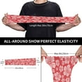 thumbnail image 4 of Balery Red Hibiscus Flower Cooling Arm Sleeves for Men & Women – Breathable, Moisture-Wicking Arm Sleeves for Women, Men & Kids, 4 of 8