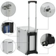 thumbnail image 5 of vidaXL Pilot Trolley 47x39x27 cm Silver Aluminium, 5 of 5