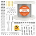 thumbnail image 1 of VEVOR T304 Stainless Steel Cable 1/8" 7x7 Steel Wire Rope 100 ft Cable Railing, 1 of 9