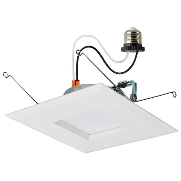Satco - 9W CCT Selectable LED Square Downlight Retrofit - 4In -  - Square -