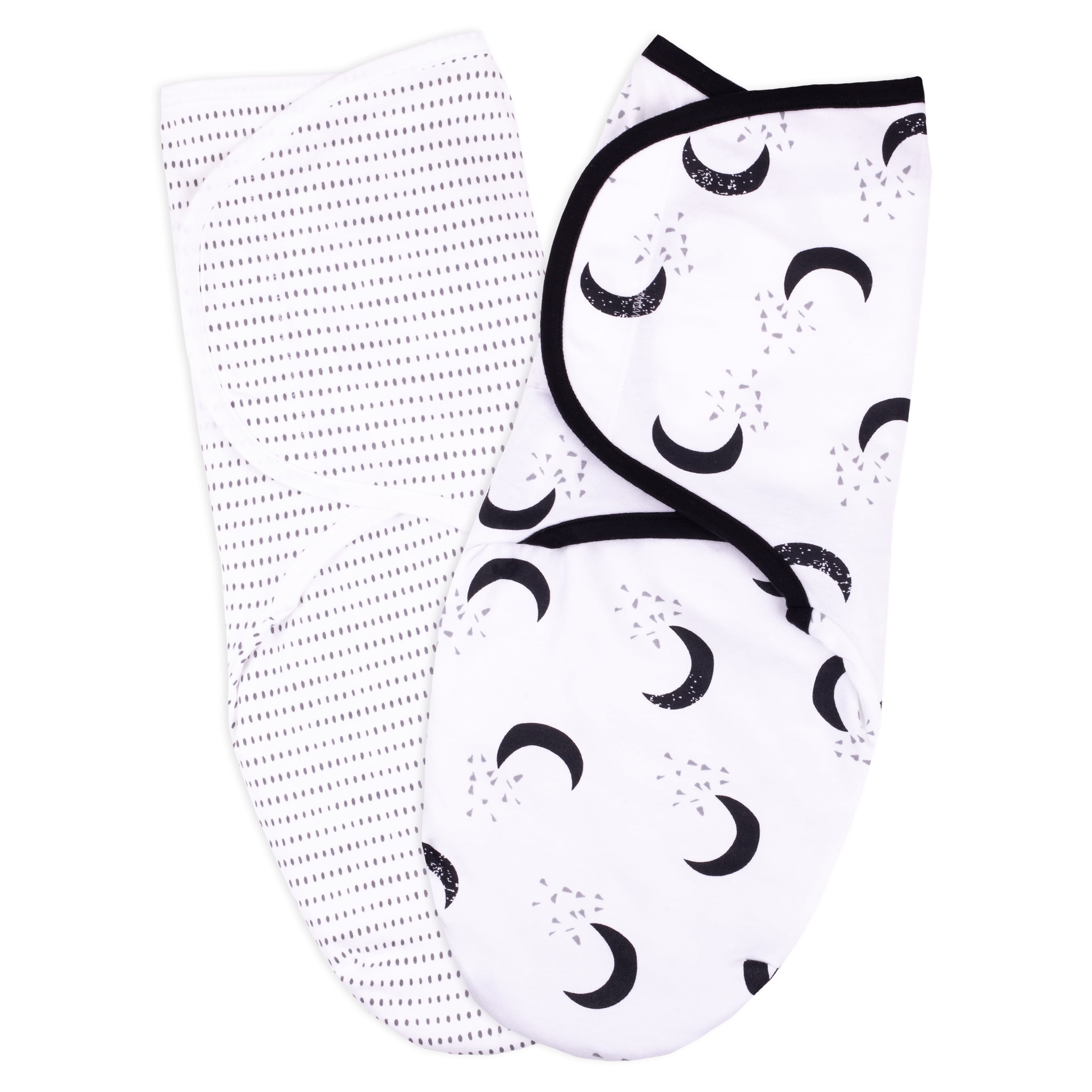 Little Star Organic Swaddle, 2 Pack, To the Moon & Back, Large