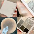 thumbnail image 4 of Eyeshadow Silver Eye Shadow Nine Color Punk Eye Shadow Beads Cement Grey Dark High Cold Makeup 3D Color Makeup Plate, 4 of 9