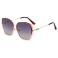 thumbnail image 1 of Gafas de sol retro europeas y americanas de montura grande, gafas de sol de moda, hechas de TAC y metal, 1 of 5