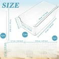 thumbnail image 2 of 2 Pack Hermit Crab Water Tank, Hermit Crab Cage Accessories with Climbing Ramp Hermit Crab Aquarium Salt Water Pool for Small or Medium Hermit Crab Habitat Home – Transparent (Large), 2 of 7