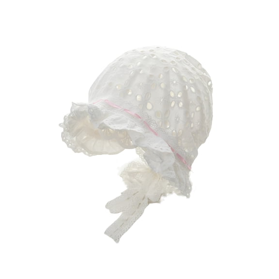TELOLY 2026 New Baby Hat Pure Cotton Mesh Breathable Hat Baby Girl 0-6 Months Baby Girl Baby Lace Sun Hat for Stroller,Beach,Park,Outdoor Hat