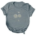 thumbnail image 5 of IROINNID Women Summer Casual T-shirt Printed Round Neck Short Sleeve Fashion Pullover Women Blouse Tops Spring, 5 of 6