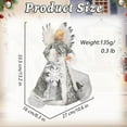 thumbnail image 2 of Angel Doll Ornaments - Christmas Tree Top Decoration, Tree Topper Figurine, Festive Holiday Tree Decor, Perfect for Christmas Tree Top Display & Home Holiday Cheer, 13.2*9.6in, A, 2 of 6