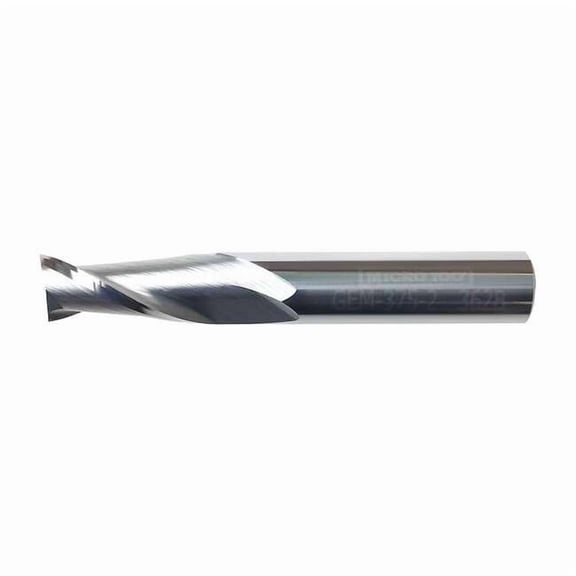 Micro 100 Carb End Mill,11/64 In,2FL,CC,AlTiN GEM-171-2X