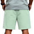 thumbnail image 5 of Lumtrix 2026 Men's Baggy Sweat Shorts Casual Gym Workout Shorts with Pockets Summer Breathable Knee Length Shorts Mint Green XL, 5 of 5